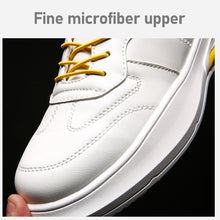Load image into Gallery viewer, Fashion Men&#39;s Sneakers Leather Air Cushion Shoes Tide Rubber Sole
