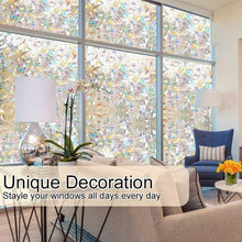 Load image into Gallery viewer, 3D Rainbow Window Film .PVC refraction &amp; No glue
