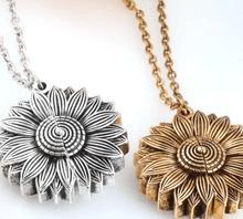 Load image into Gallery viewer, Sunflower Necklace - You Are My Sunshine
