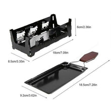 Load image into Gallery viewer, Non-stick Black Iron Cheese Raclette Grill Plate

