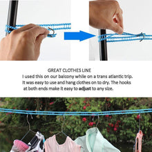 Load image into Gallery viewer, Portable Clothesline for Outdoor &amp; Home
