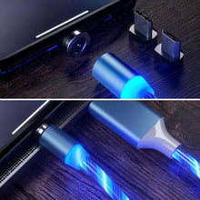 Load image into Gallery viewer, LED Magnetic 3 in 1 USB Charging Cable
