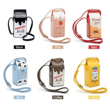 Load image into Gallery viewer, Magoloft Cute Milk Box Crossbody Bag / Casual Phone Purse
