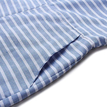 Load image into Gallery viewer, Magoloft Women Summer Striped Sleeveless Back Zipper Jumpsuits
