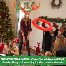 Load image into Gallery viewer, Christmas Reindeer Antler Ring Toss Game
