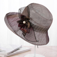 Load image into Gallery viewer, Womens Beach Sun Straw Hat
