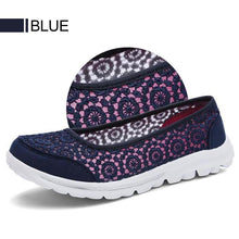 Load image into Gallery viewer, Women&#39;s Lace Screen Breathable Net Flat Shoes
