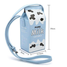 Load image into Gallery viewer, Magoloft Cute Milk Box Crossbody Bag / Casual Phone Purse

