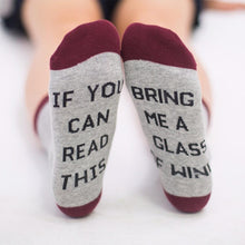Load image into Gallery viewer, If You Can Read This Funny Saying Socks, 2 Pairs
