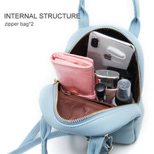 Load image into Gallery viewer, Magoloft PU Leather Cute Candy Color Mini Backpack
