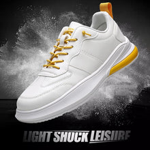 Load image into Gallery viewer, Fashion Men&#39;s Sneakers Leather Air Cushion Shoes Tide Rubber Sole

