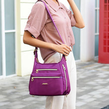 Load image into Gallery viewer, Bag with Double Zippers, Handbag and Shoulder Bag
