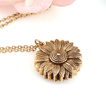 Load image into Gallery viewer, Sunflower Necklace - You Are My Sunshine
