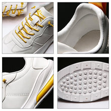 Load image into Gallery viewer, Fashion Men&#39;s Sneakers Leather Air Cushion Shoes Tide Rubber Sole
