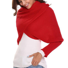 Load image into Gallery viewer, Hirundo Long Crochet Knitted Blanket Shawl
