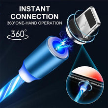 Load image into Gallery viewer, LED Magnetic 3 in 1 USB Charging Cable
