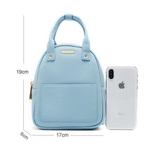 Load image into Gallery viewer, Magoloft PU Leather Cute Candy Color Mini Backpack
