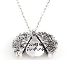 Load image into Gallery viewer, Sunflower Necklace - You Are My Sunshine
