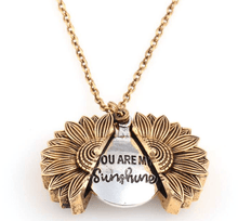 Load image into Gallery viewer, Sunflower Necklace - You Are My Sunshine

