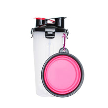 Load image into Gallery viewer, Magoloft 2-in-1 Pet Travel Water &amp; Food Bottle with Foldable Bowl
