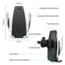 Load image into Gallery viewer, Magoloft Magic Clip Car Infrared Fast Wireless Charger
