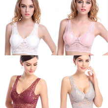Load image into Gallery viewer, Women&#39;s Seamless Sports Lace Bra
