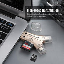 Load image into Gallery viewer, 4-in-1 Portable Memory Card Reader For Phones
