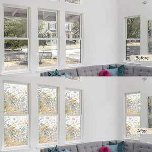 3D Rainbow Window Film .PVC refraction & No glue