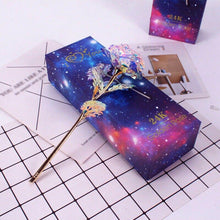 Load image into Gallery viewer, Magoloft Colorful Shining Galaxy Rose

