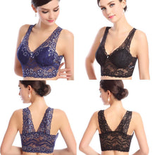 Load image into Gallery viewer, Women&#39;s Seamless Sports Lace Bra
