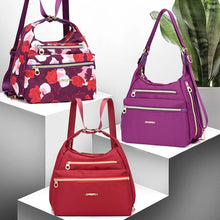 Load image into Gallery viewer, Bag with Double Zippers, Handbag and Shoulder Bag
