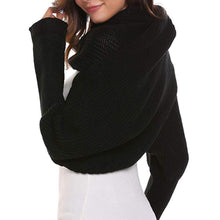 Load image into Gallery viewer, Hirundo Long Crochet Knitted Blanket Shawl
