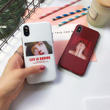 Load image into Gallery viewer, The Girl Silicone iPhone Case
