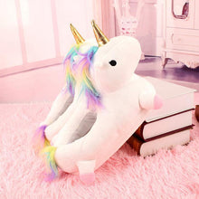 Load image into Gallery viewer, Indoor Warm Lovely Unicorn Slippers
