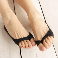Load image into Gallery viewer, Open-toed Silicone Pad Liner Socks
