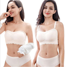 Load image into Gallery viewer, Oversized Elastic Non-slip Strapless Ice Silk Bra
