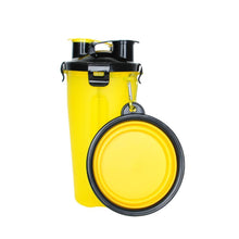 Load image into Gallery viewer, Magoloft 2-in-1 Pet Travel Water &amp; Food Bottle with Foldable Bowl
