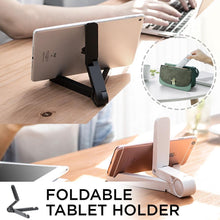 Load image into Gallery viewer, Adjustable Foldable Tablet Holder
