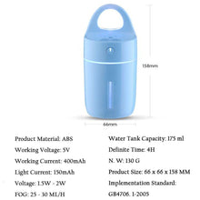 Load image into Gallery viewer, USB Humidifier Air Aroma Diffuser Mist Maker
